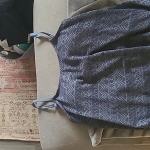 Size 48 Swimwear top piece, faded blue